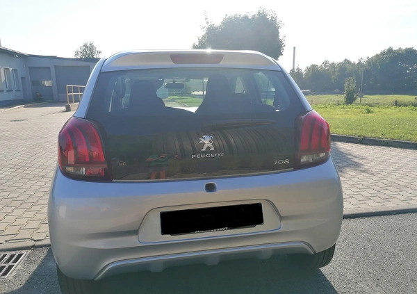 Peugeot 108 cena 29900 przebieg: 48000, rok produkcji 2017 z Bytom małe 137
